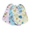 3-Pack Color Random Washable Waterproof Children's Super Soft Bib Baby Bib