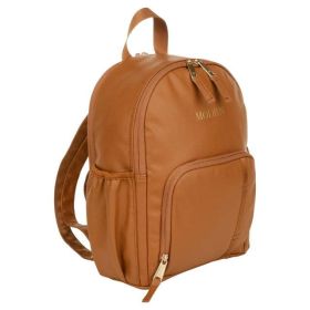 MoDRN Eloise Let's Go Mini Backpack Diaper Bag, Brown