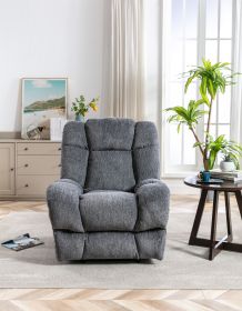 Electric Power Recliner Chairs with USB Charge Port, Electric Reclining Recliner with Upholstered Seat, Overstuffed Reclining Sofa Recliner for Living