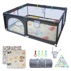 71" x 59" Baby Playard Cloth Playpen Removable Enclosures for Indoor and Outdoor Use Care for Children