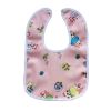 Baby Cartoon Snap Waterproof Bib Super Soft Baby Bib Newborn Crystal Velvet Saliva Towel