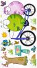 Bicycling 1 - Wall Decals Stickers Appliques Home Decor