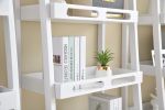 Four-tier Solid Wood Shelving Unit