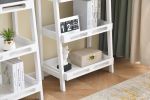 Four-tier Solid Wood Shelving Unit