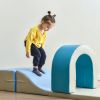 Soft Climb and Crawl Foam Playset 10 in 1, Safe Soft Foam Nugget Block for Infants, Preschools, Toddlers, Kids Crawling and Climbing Indoor Active Pla