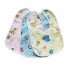 Baby Cartoon Snap Waterproof Bib Super Soft Baby Bib Newborn Crystal Velvet Saliva Towel