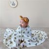 Baby Cotton Cover Blankets Summer and Autumn Thin Bear Print Blankets