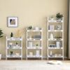 Four-tier Solid Wood Shelving Unit