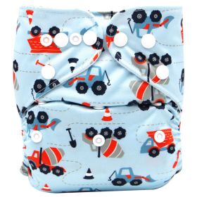 Pocket Baby Diapers, Washable Cloth Diapers, Adjustable snap (Option: C)