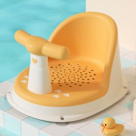 Baby Bath Sitting Lying Seat Artifact (Option: Lemon Yellow)