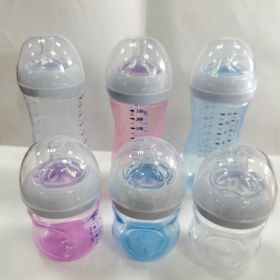 Baby And Infant Petal Nipple Feeding Bottle (Option: Transparent-125ml)