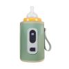 Baby Bottle Warmer Feeding Bottle Heat Keeper Travel Warmer Cover, Formula Milk, Water, USB Heater, On the Go Bottle Warmer