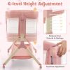 Height Adjustable Bedside Sleeper with Storage Bag and Soft Mattress for Baby