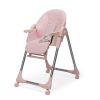 Convertible High Chair on Wheels with Removable Tray;  Height and Angle Adjustment for Baby And Toddler