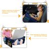 Kids Safety Travel Tray Waterproof Car Seat Play Tray Baby Drawing Board Snack Table Tablet Toy Holder