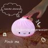 1pc Cute Dumpling Night Light; Silicone Cute Bun Lamp with Touch Control; Kawaii Nursery Light for Room Bedroom Home Decor