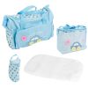 4Pcs Diaper Bag Tote Set Baby Napping Changing Bag Shoulder Mommy Bag with Diaper Changing Pad