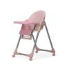 Convertible High Chair on Wheels with Removable Tray;  Height and Angle Adjustment for Baby And Toddler